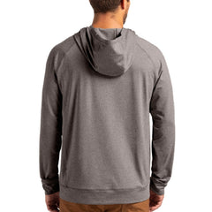 Cutter & Buck Adapt Historic Knit Recycled Raglan Pullover Hoodie - Miami Dolphins