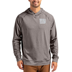 Cutter & Buck Adapt Knit Recycled Raglan Pullover Hoodie - New York Giants