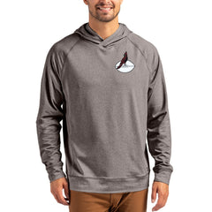 Cutter & Buck Adapt Historic Knit Recycled Raglan Pullover Hoodie - Arizona Cardinals