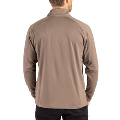 Cutter & Buck Adapt Eco Knit Stretch Recycled Quarter-Zip Pullover - New England Patriots