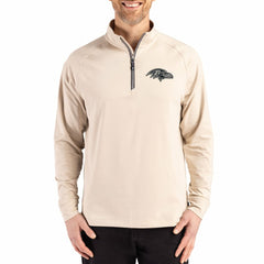 Cutter & Buck Adapt Eco Knit Stretch Recycled Quarter-Zip Pullover - Baltimore Ravens