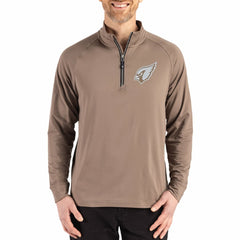 Cutter & Buck Adapt Eco Knit Stretch Recycled Quarter-Zip Pullover - Arizona Cardinals