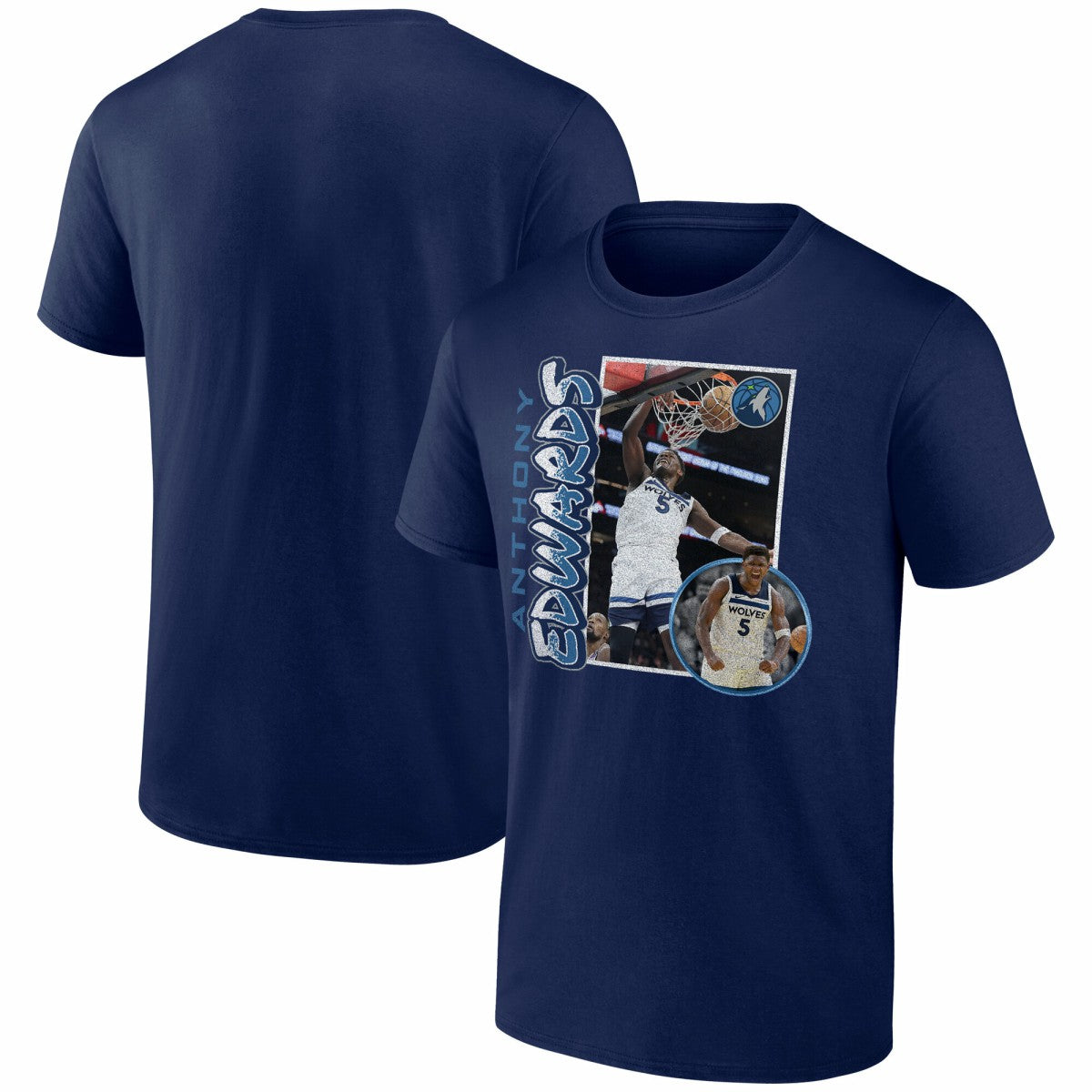 NBA Anthony Edwards Minnesota Timberwolves '90s Player Graphic T-Shirt