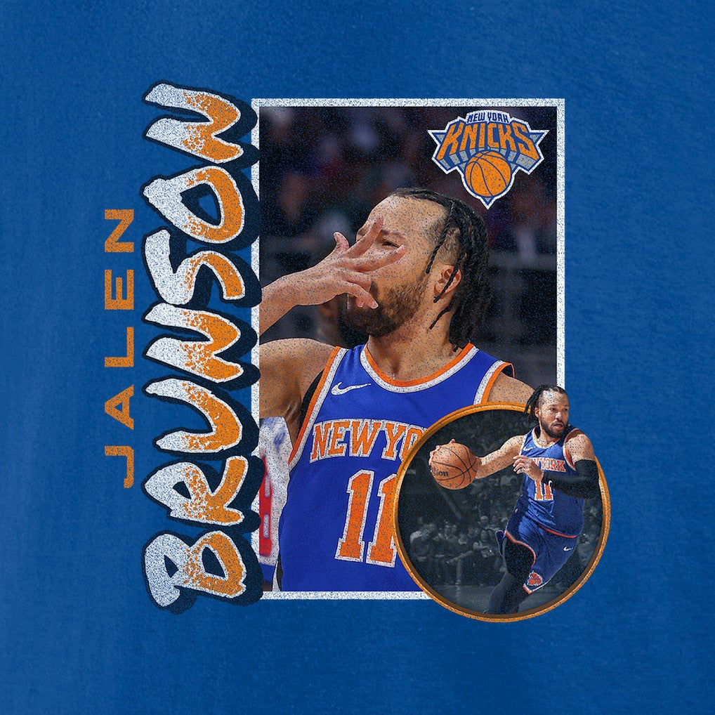NBA Jalen Brunson New York Knicks '90s Player Graphic T-Shirt