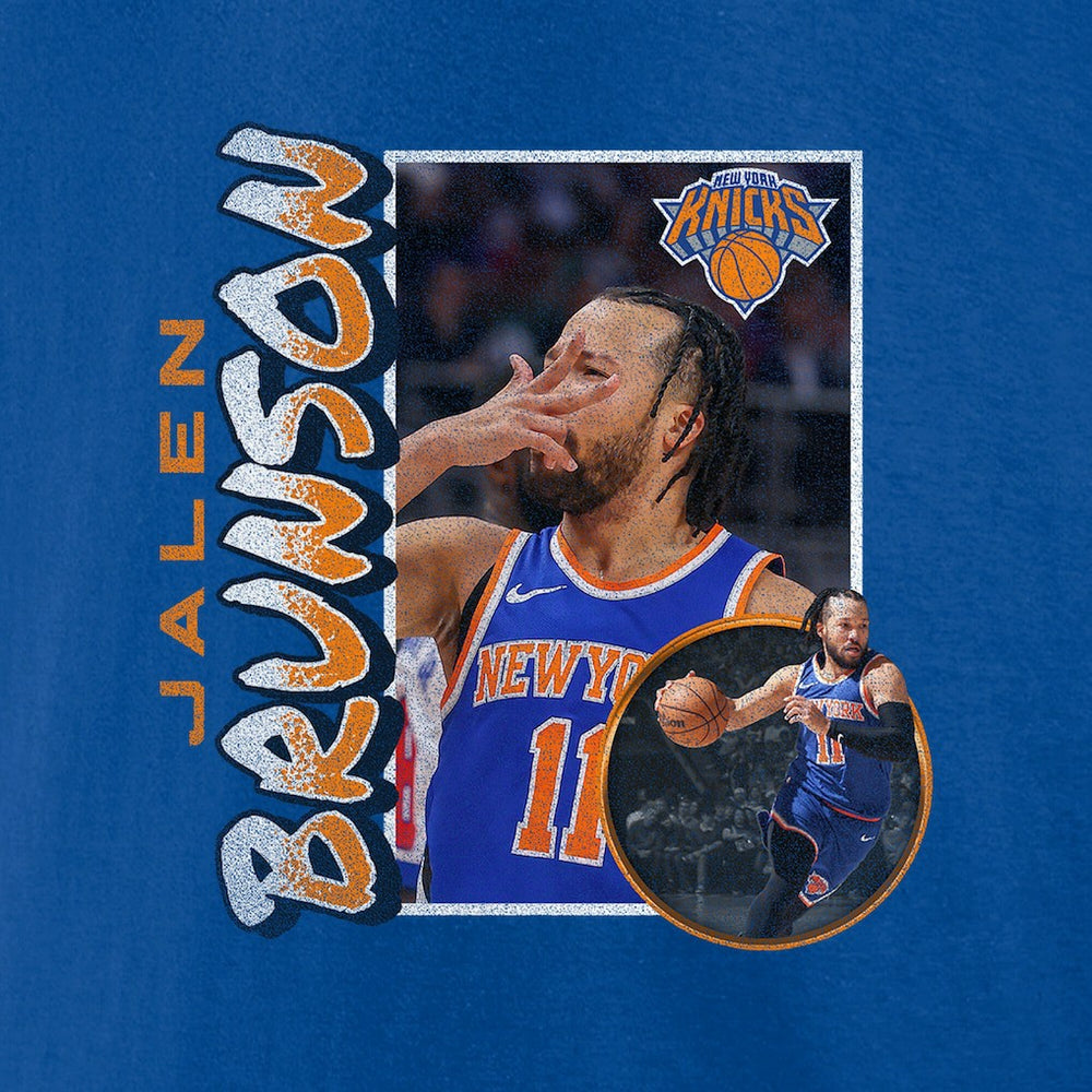 NBA Jalen Brunson New York Knicks '90s Player Graphic T-Shirt