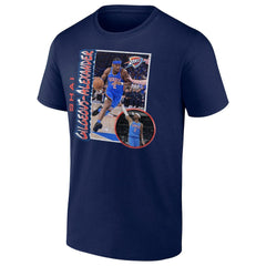 NBA Shai Gilgeous-Alexander Oklahoma City Thunder '90s Player Graphic T-Shirt