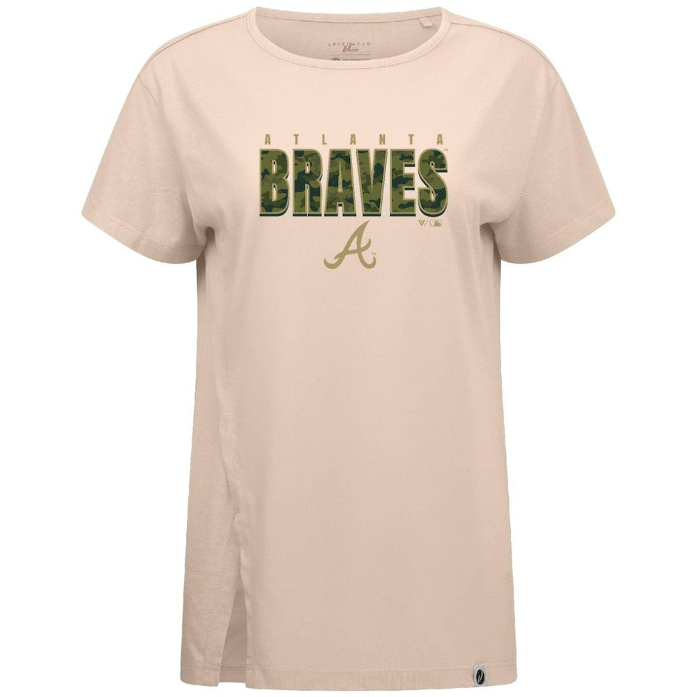 MLB Atlanta Braves Levelwear Women's Influx Protect W T-Shirt