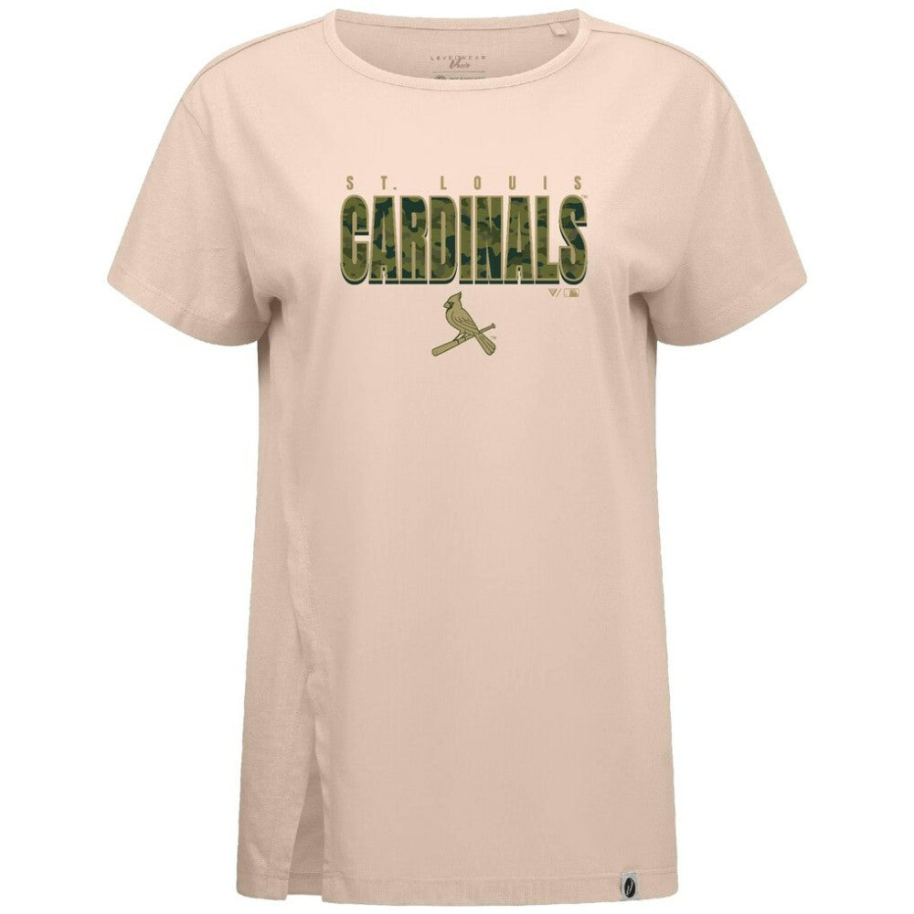 MLB St. Louis Cardinals Levelwear Women's Influx Protect W T-Shirt