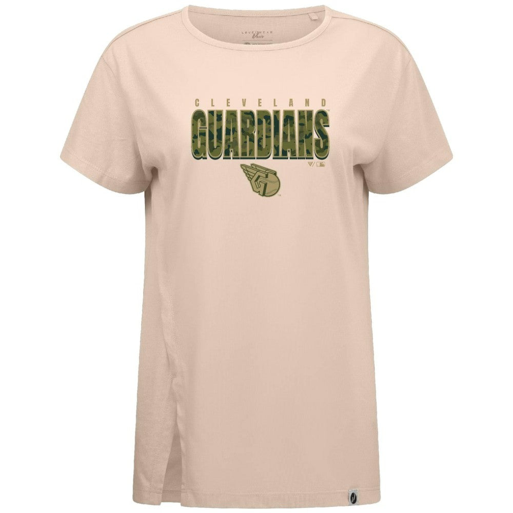 MLB Cleveland Guardians Levelwear Women's Influx Protect W T-Shirt