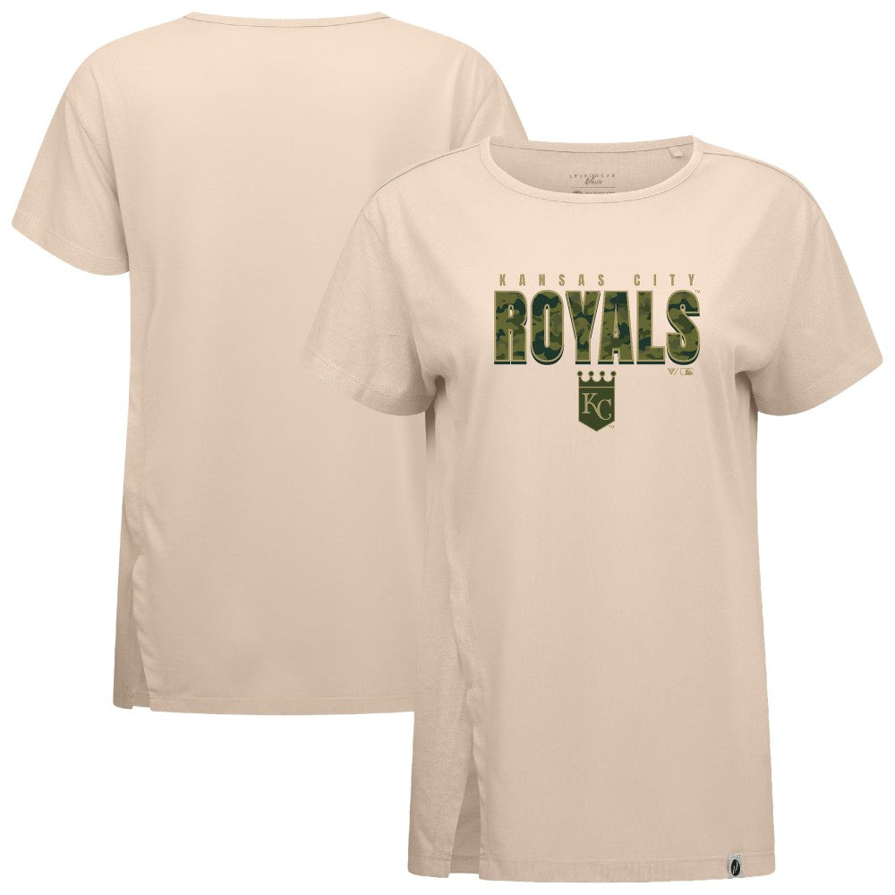 MLB Kansas City Royals Levelwear Women's Influx Protect W T-Shirt