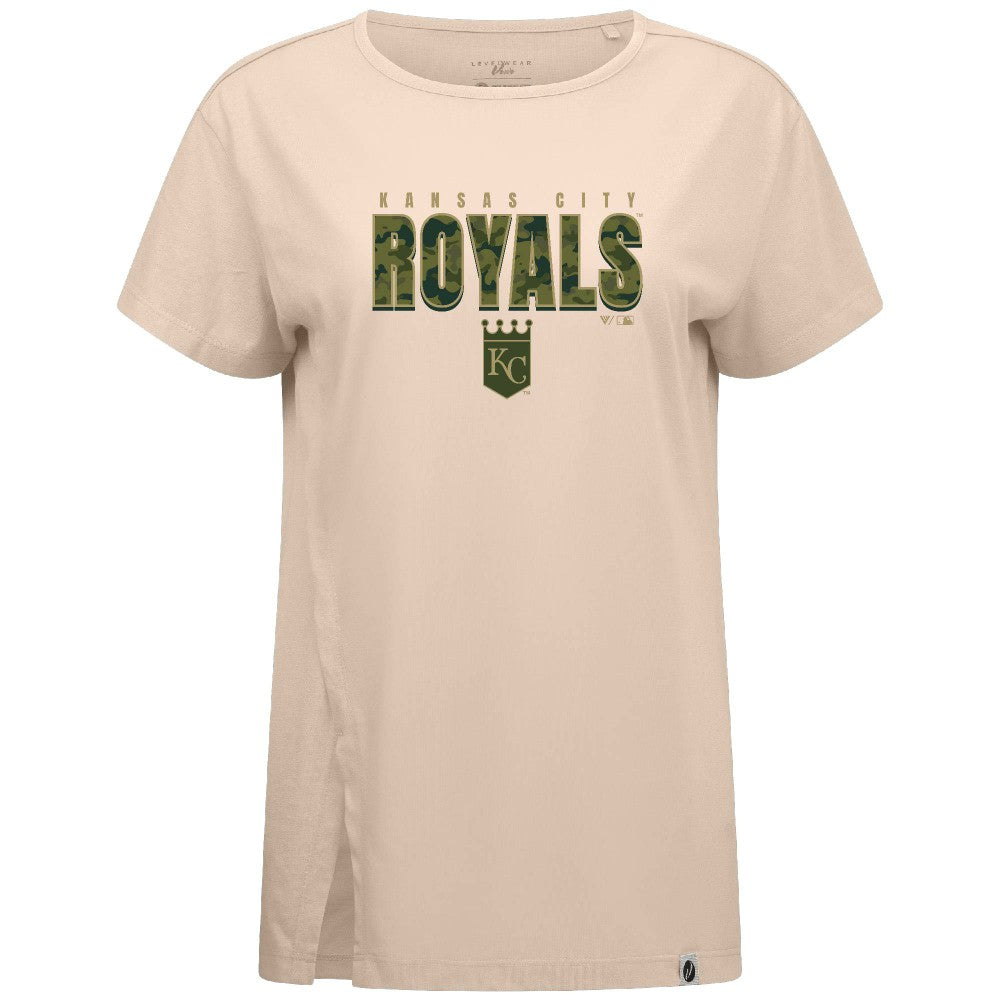 MLB Kansas City Royals Levelwear Women's Influx Protect W T-Shirt
