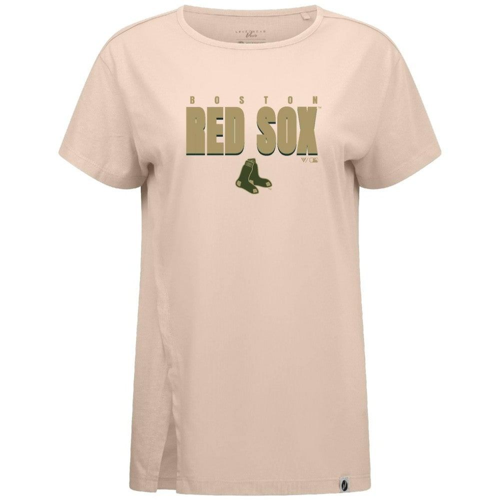 MLB Boston Red Sox Levelwear Women's Influx Protect W T-Shirt