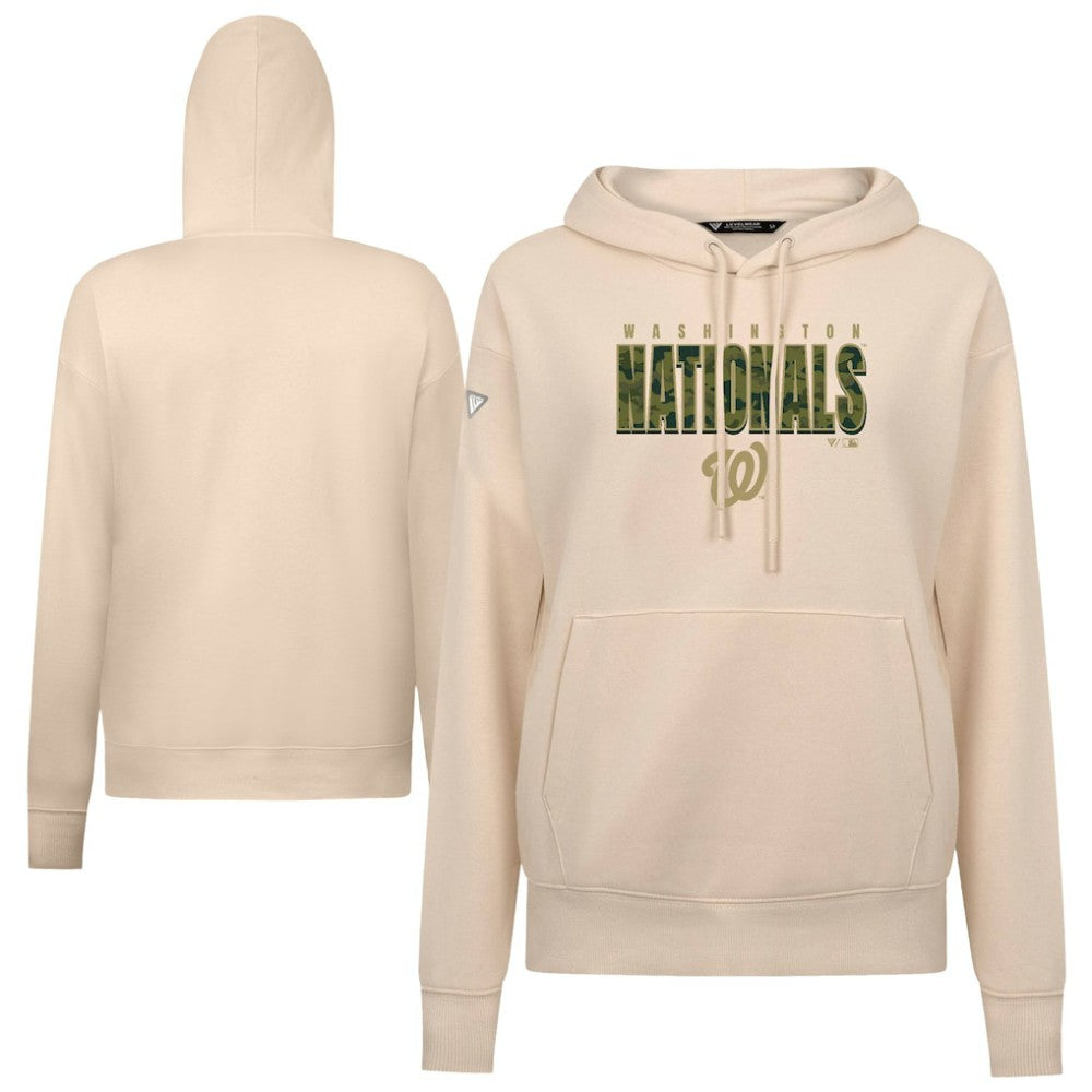 MLB Washington Nationals Levelwear Women's Adorn Protect W Pullover Hoodie