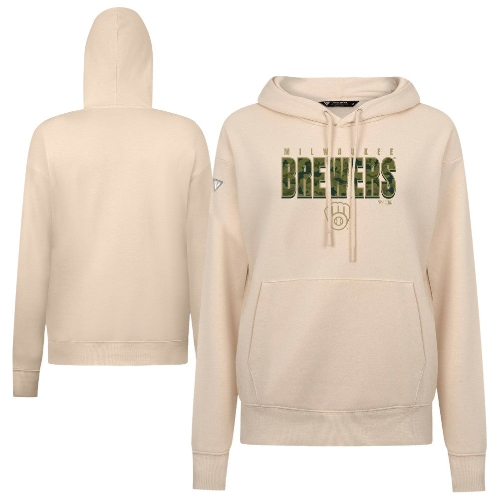 MLB Milwaukee Brewers Levelwear Women's Adorn Protect W Pullover Hoodie
