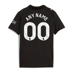 Manchester City Youth 2025/26 Away Replica Custom Jersey - Puma Black