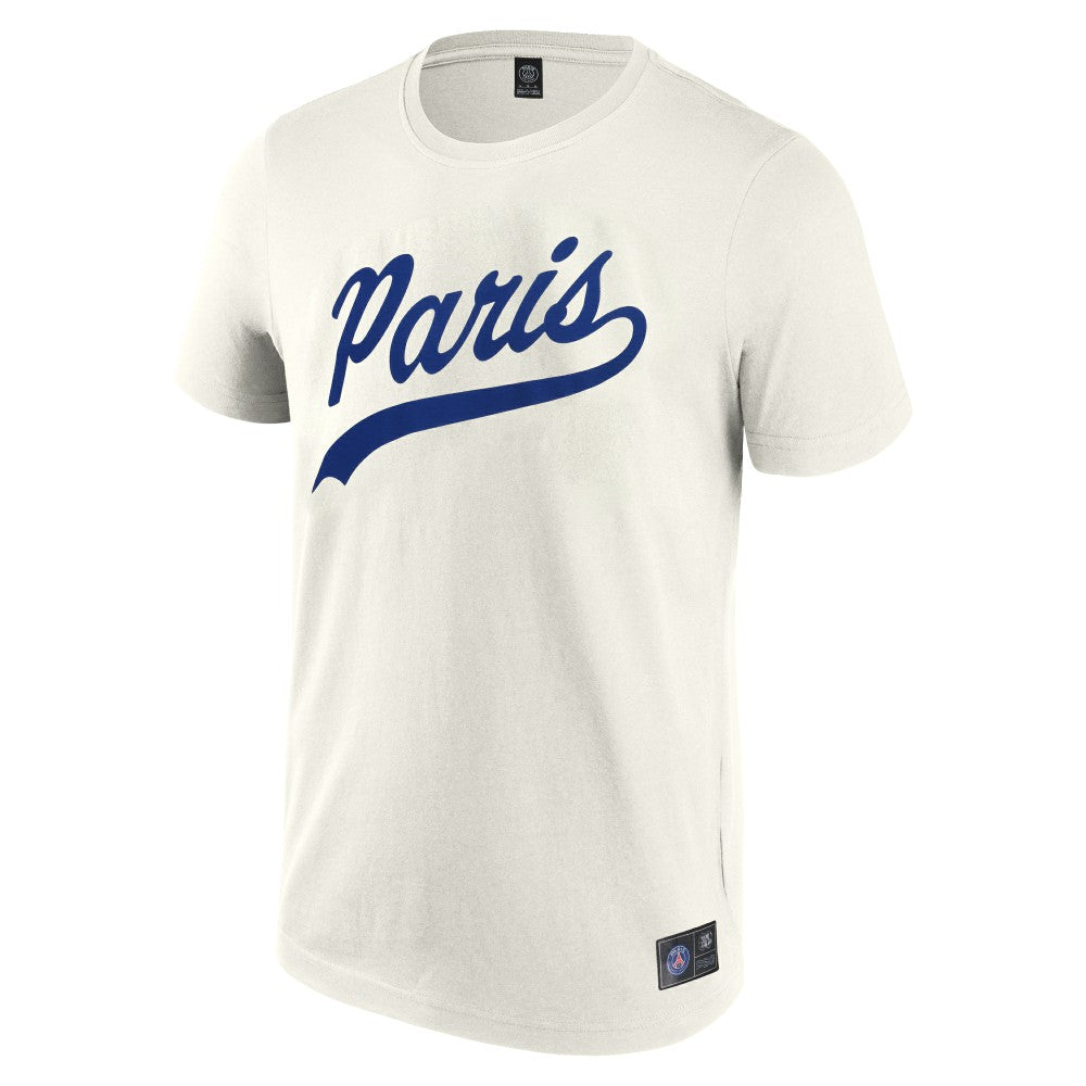 Paris Saint-Germain Collegiate T-Shirt - Fanatics Cream