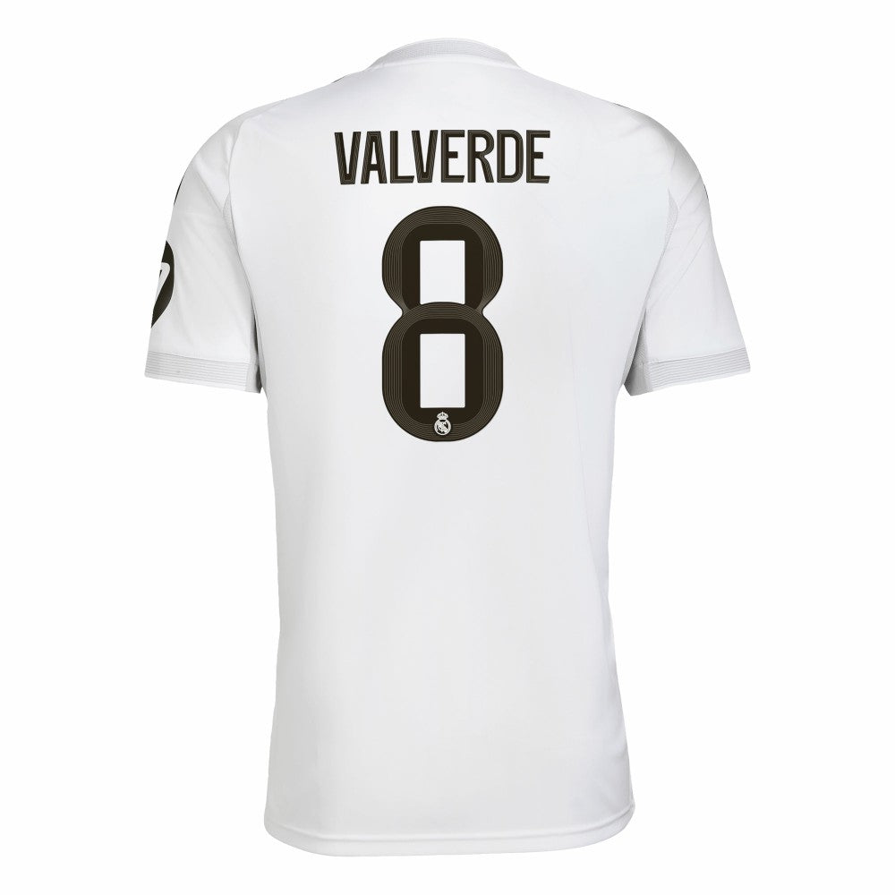 Federico Valverde Real Madrid 2025/26 Home Replica Jersey - Adidas White