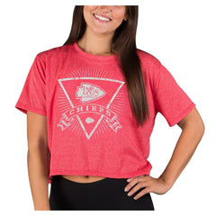 Concepts Sport Women's Quest Knit Crop Top - Kansas City Chiefs