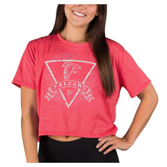 Concepts Sport Women's Quest Knit Crop Top - Atlanta Falcons