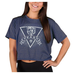 Concepts Sport Women's Quest Knit Crop Top - Chicago Bears