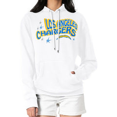 Starter Women's Fireworks Fleece Pullover Hoodie - Los Angeles Chargers