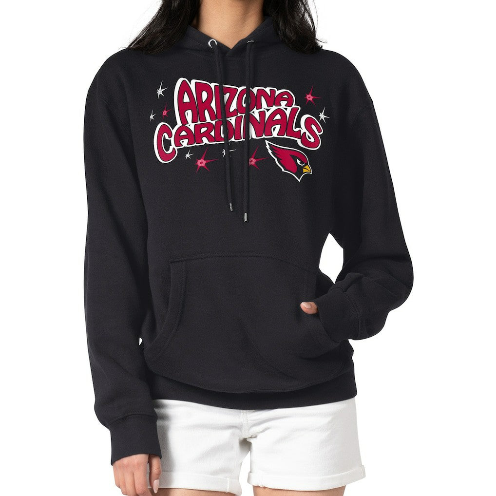 Starter Women's Fireworks Fleece Pullover Hoodie - Arizona Cardinals