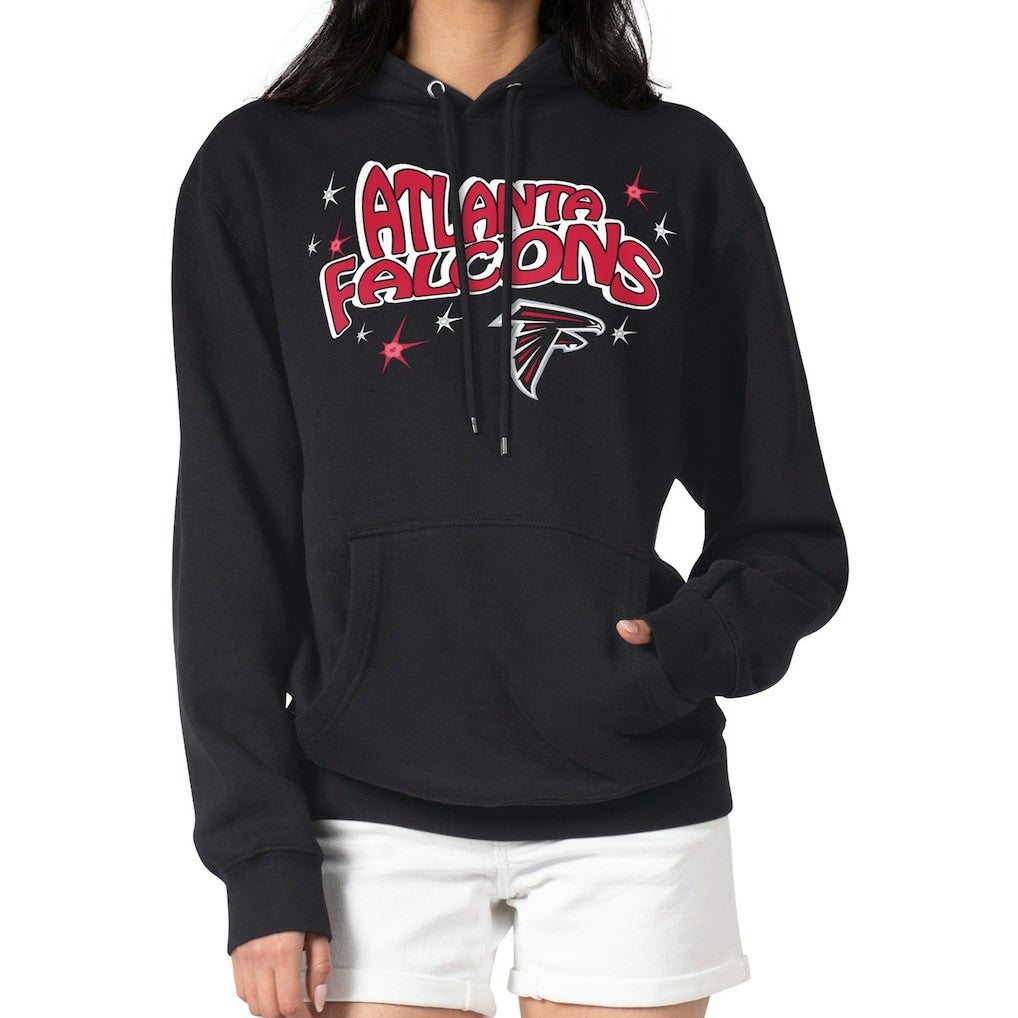 Starter Women's Fireworks Fleece Pullover Hoodie - Atlanta Falcons