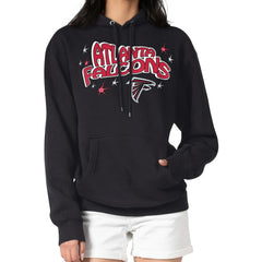 Starter Women's Fireworks Fleece Pullover Hoodie - Atlanta Falcons