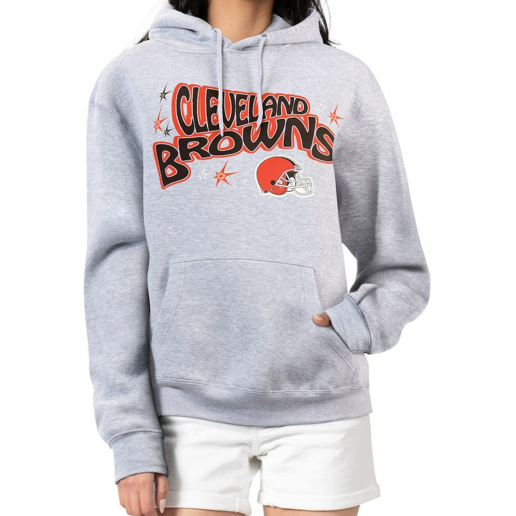Starter Women's Fireworks Fleece Pullover Hoodie - Cleveland Browns