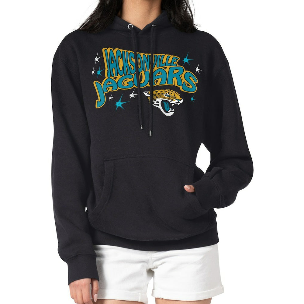 Starter Women's Fireworks Fleece Pullover Hoodie - Jacksonville Jaguars