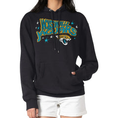 Starter Women's Fireworks Fleece Pullover Hoodie - Jacksonville Jaguars