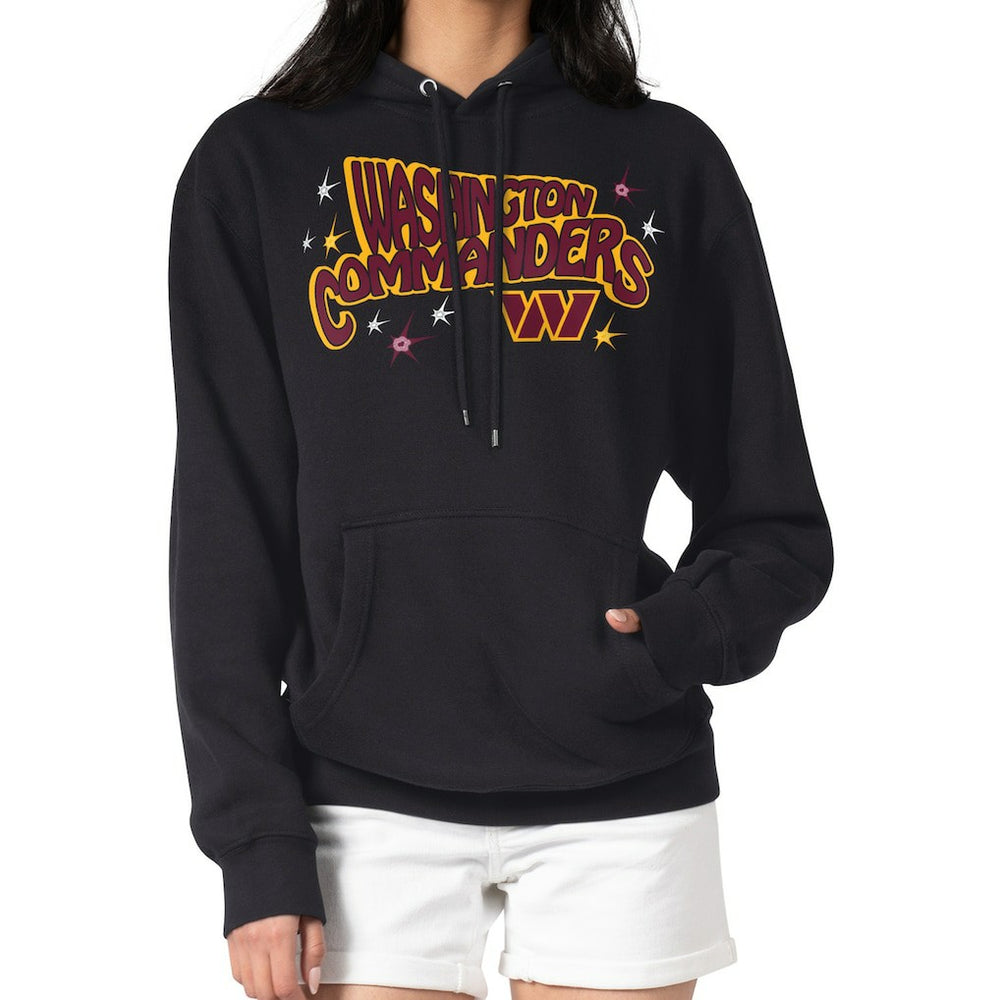 Starter Women's Fireworks Fleece Pullover Hoodie - Washington Commanders