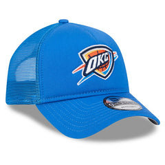 NBA Oklahoma City Thunder Core Logo Foam Front A-Frame 9FORTY Adjustable Trucker Hat