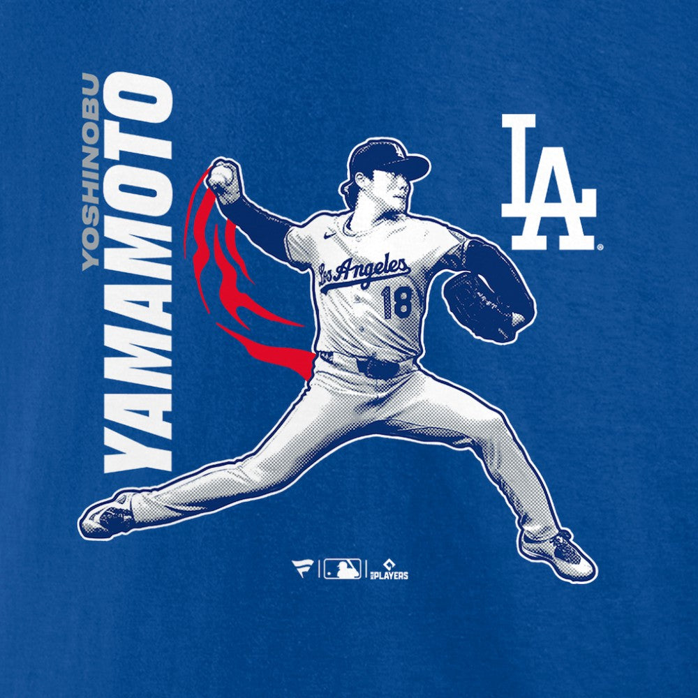 MLB Yoshinobu Yamamoto Los Angeles Dodgers Player Graphic T-Shirt