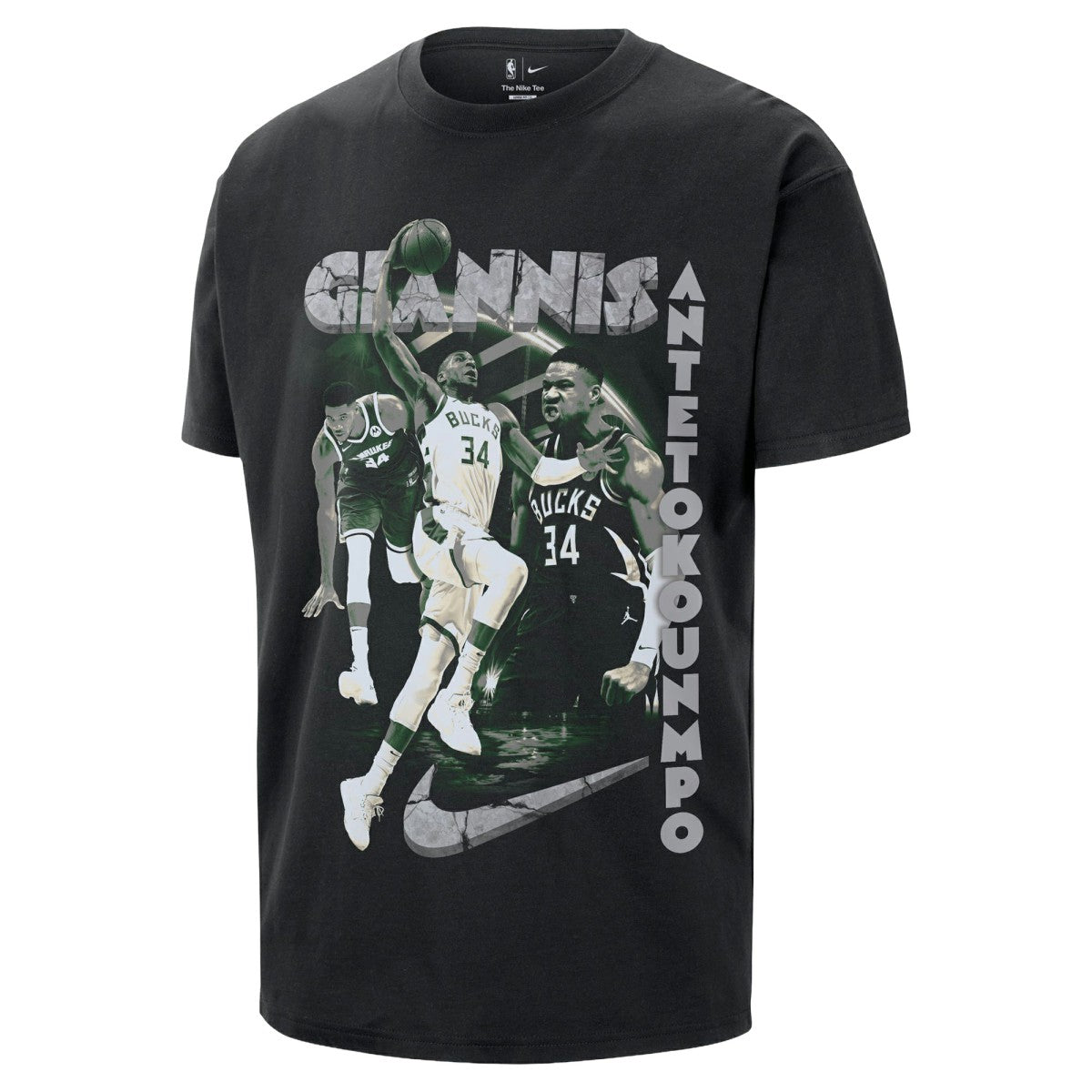 NBA Giannis Antetokounmpo Milwaukee Bucks Unisex Athlete T-Shirt