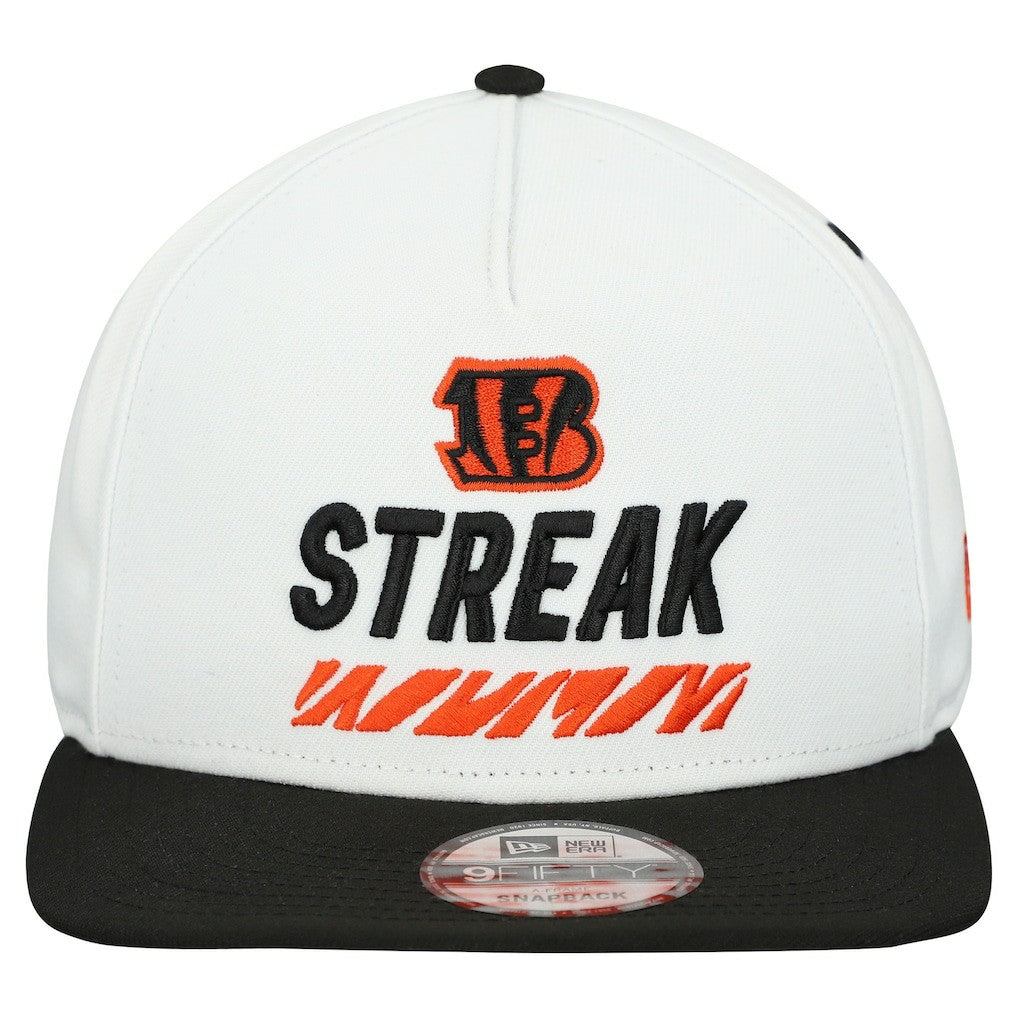 STREAK Season Ticket Member 9FIFTY A-Frame Snapback Hat - Cincinnati Bengals