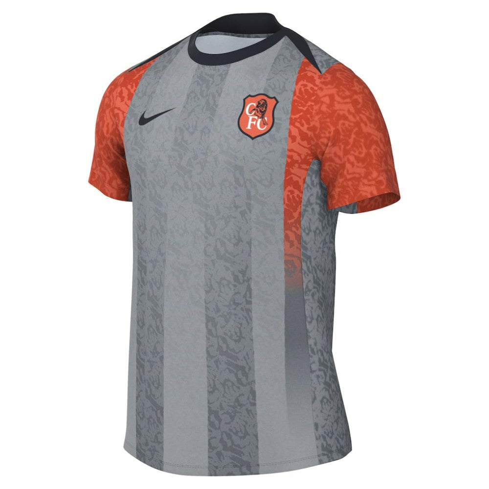 Chelsea 2025/26 Academy Pro Pre-Match Top - Nike Gray