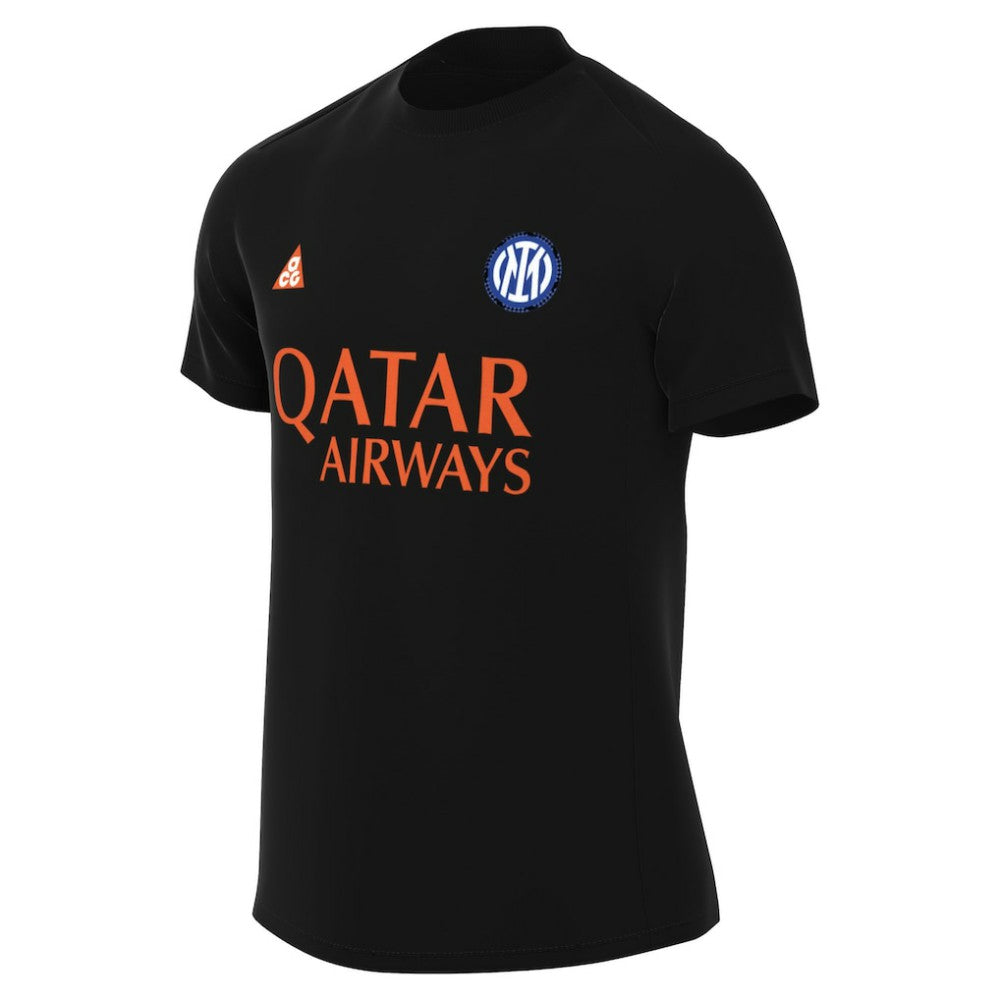 Inter Milan Academy Pro Dri-FIT Pre-Match Top - Nike Black