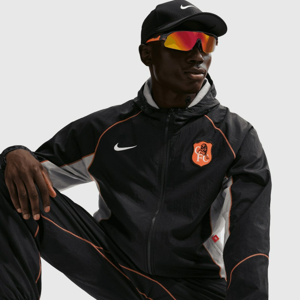 Chelsea Strike+ Water-Repellent Full-Zip Hoodie - Nike Gray