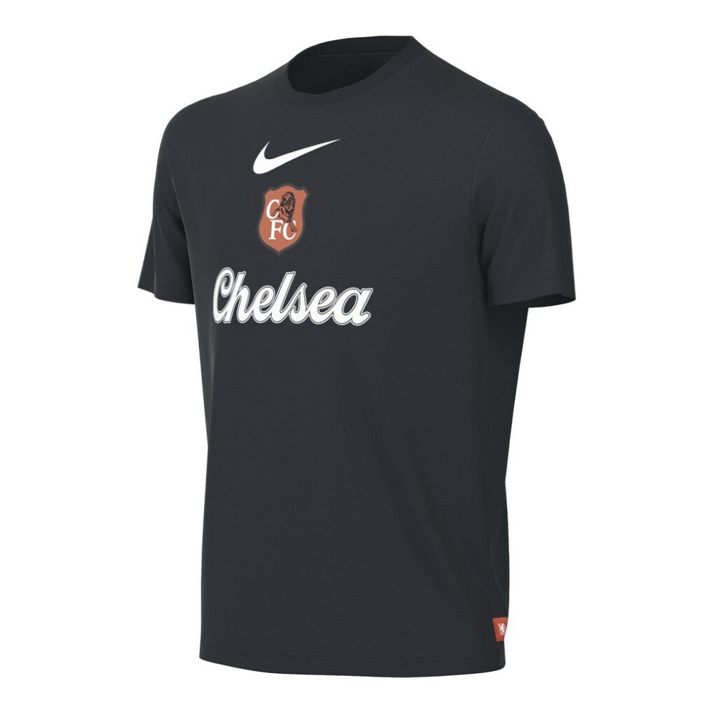 Chelsea Youth Crest T-Shirt - Nike Black