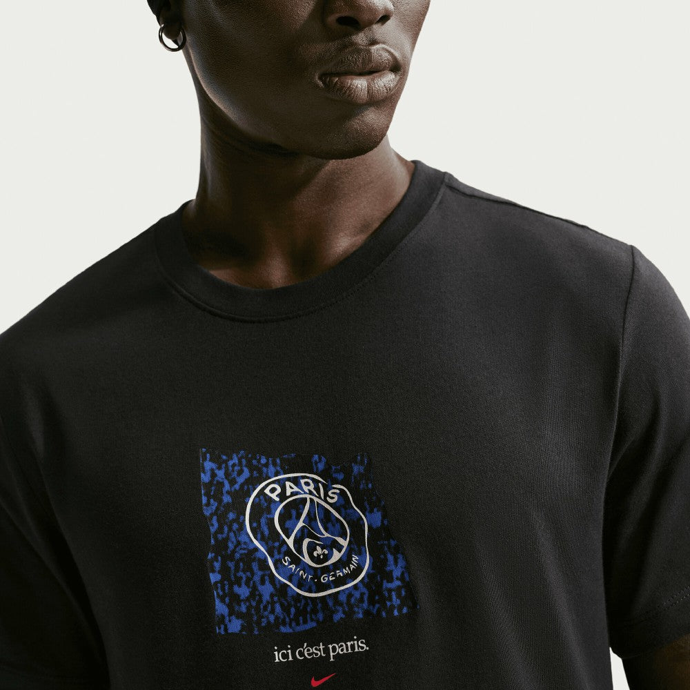 Paris Saint-Germain Men's Banner T-Shirt - Nike Black