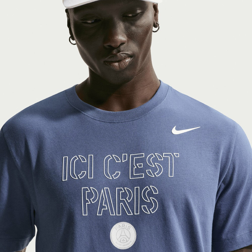 Paris Saint-Germain Men's Team Pride T-Shirt - Nike Blue