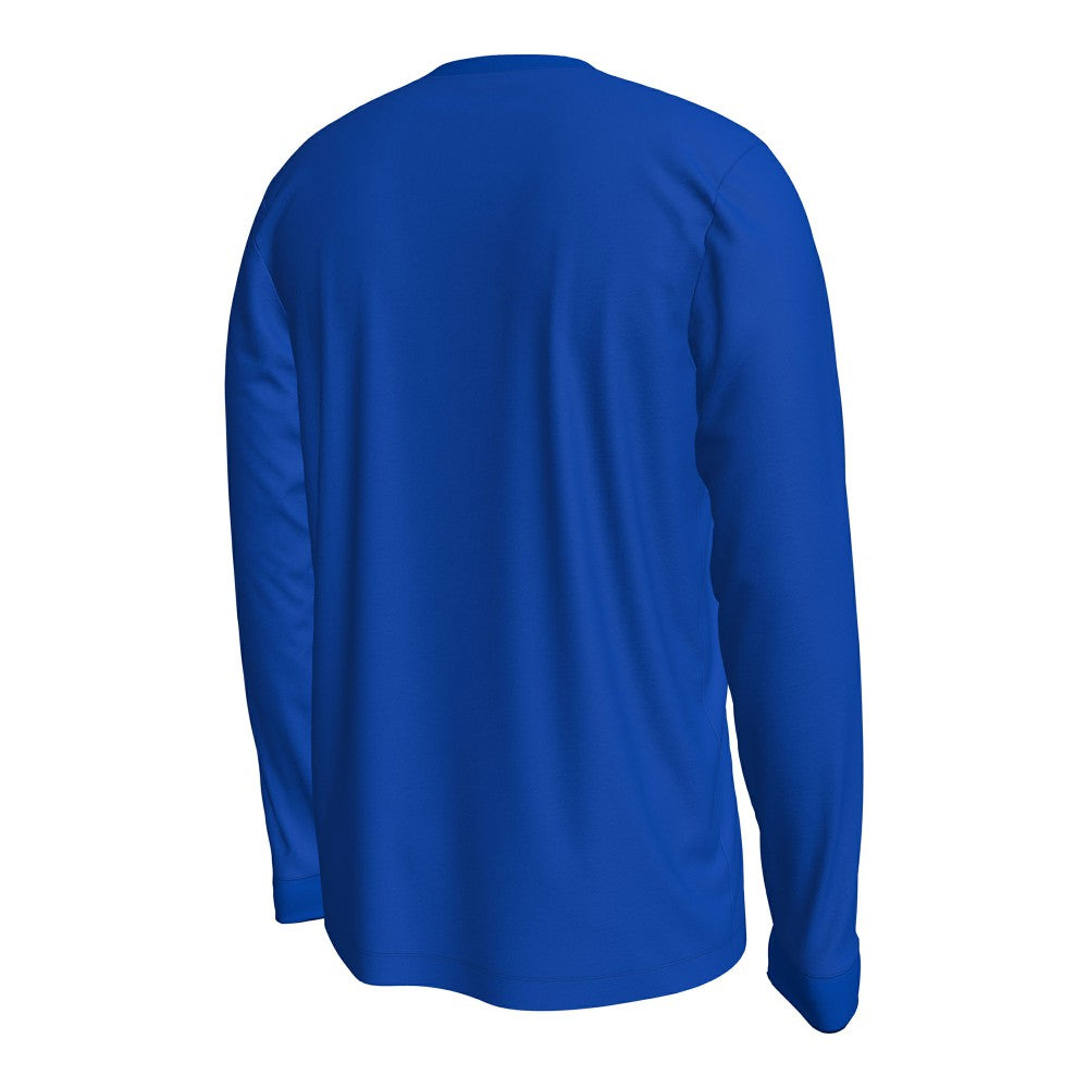 Inter Milan Wordmark Long Sleeve T-Shirt - Nike Blue