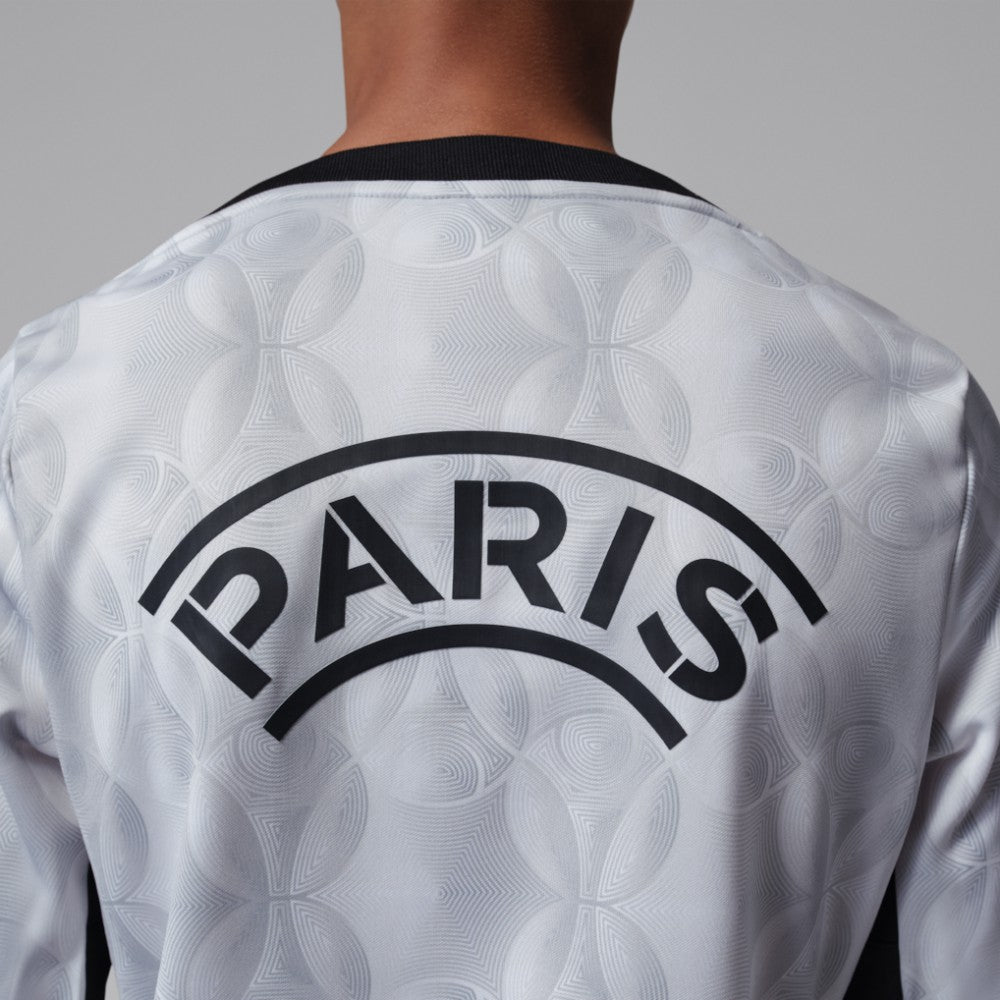Paris Saint-Germain Jordan Brand Youth Long Sleeve Pre-Match Dri-FIT Top - Jordan Gray
