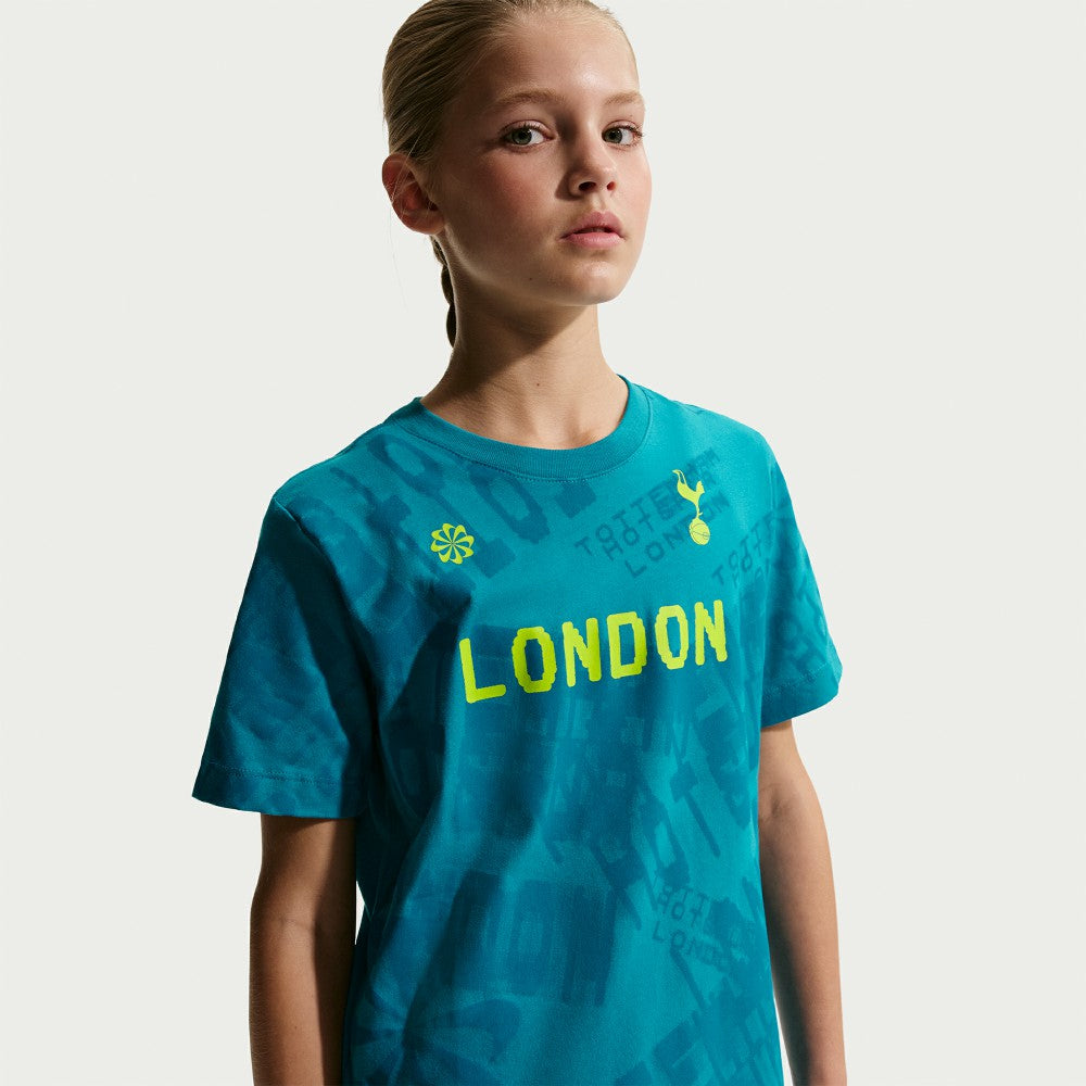 Tottenham Hotspur Youth 2025/26 London T-Shirt - Nike Blue