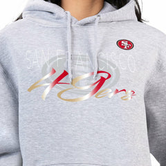 G-III 4Her by Carl Banks Women's Shadow Logo Fleece Pullover Hoodie - San Francisco 49ers
