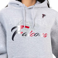 G-III 4Her by Carl Banks Women's Shadow Logo Fleece Pullover Hoodie - Atlanta Falcons