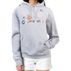 G-III 4Her by Carl Banks Women's Shadow Logo Fleece Pullover Hoodie - Denver Broncos