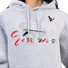 G-III 4Her by Carl Banks Women's Shadow Logo Fleece Pullover Hoodie - Houston Texans
