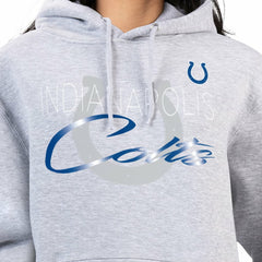 G-III 4Her by Carl Banks Women's Shadow Logo Fleece Pullover Hoodie - Indianapolis Colts